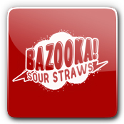 Bazooka Sour Straws E Liquid Logo